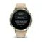 Garmin Venu 4 41 мм лунное золото смарт-часы с силиконовым ремешком цвета слоновой кости и дополнительным песочным кожаным ремешком