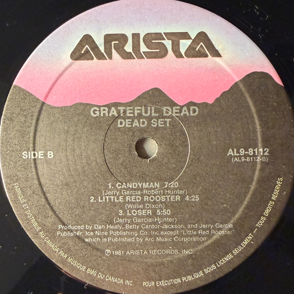 The Grateful Dead ‎– Dead Set 2LP (Канада 1984г.) Т