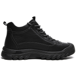 Mulinsen Work Boots Men"s High top Black/Gray
