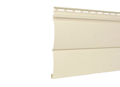 Сайдинг Двойной блок-хаус Tecos цвет  Слоновая Кость