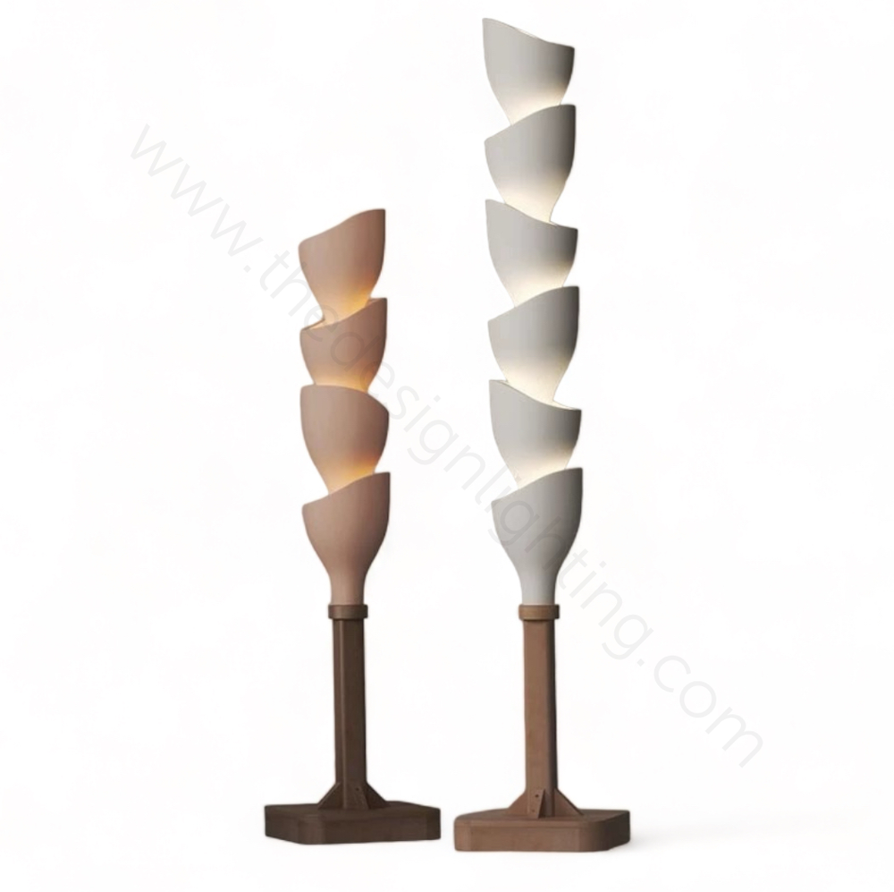 Floor design lamp Ceramic Flooral Heliconia by Naaya Studio
