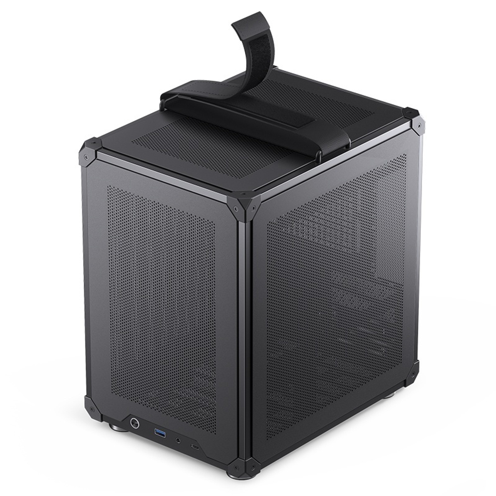 Корпус JONSBO C6-ITX, ITX, MINI-DTX, черный (без БП)