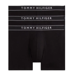 Мужские спортивные боксеры Tommy Hilfiger Stretch Cotton Trunks 3P - black/black/black