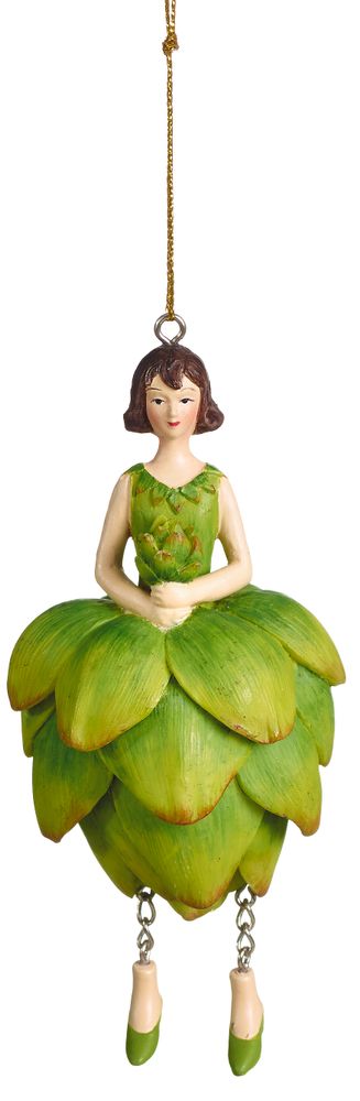 Фигурка декоративная Fiebiger Floristik: Blumenmädchen (цветочная фея) Артишок Фигурка декоративная Fiebiger Floristik: Blumenmädchen (цветочная фея) Артишок