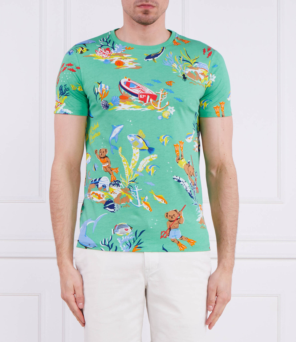 Футболка POLO RALPH LAUREN - зеленый(710900530)
