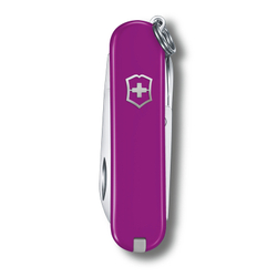 Нож-брелок Victorinox Classic SD Colors, 58 мм, 7 функций, "Tasty Grape"
