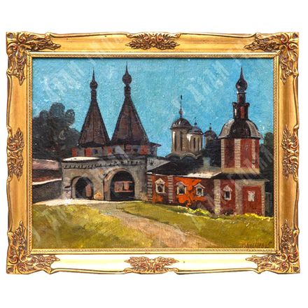 Киселев Петр Дмитриевич (1918-2004). Суздаль. Масло. 1965