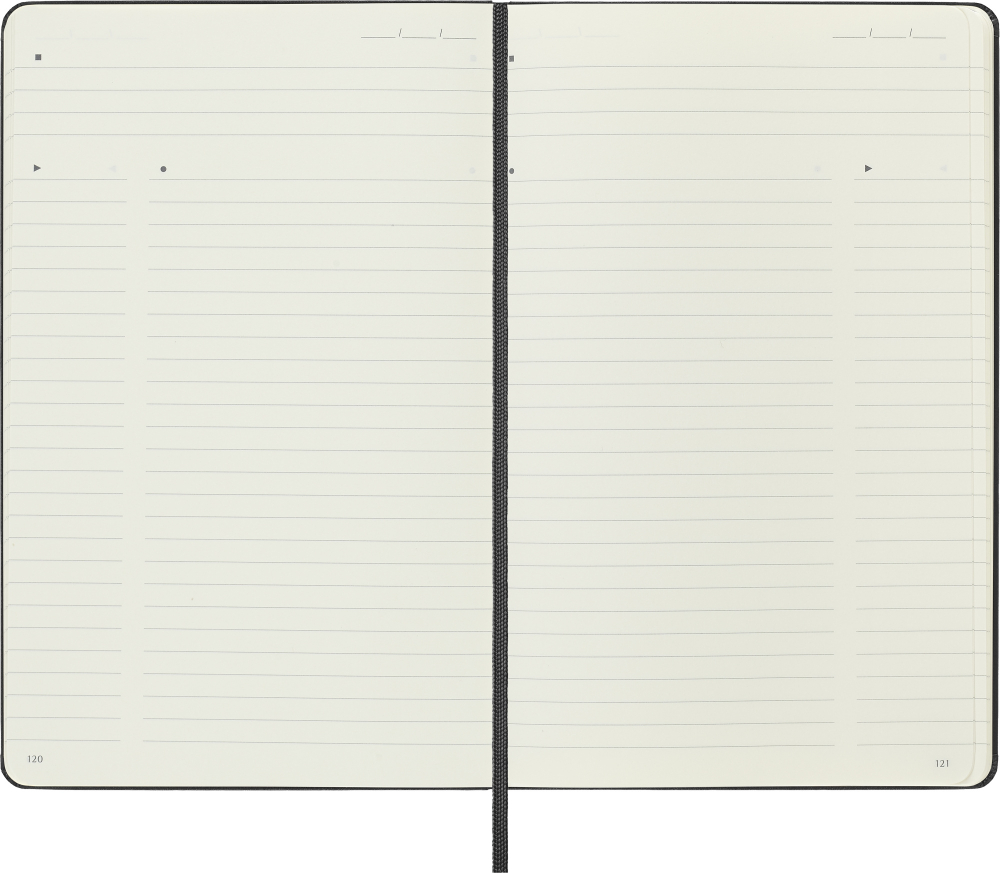 Блокнот в линейку Moleskine PROFESSIONAL (PROPFNTB3HBK) 13x21 см, 240 стр., твердая обложка, черный