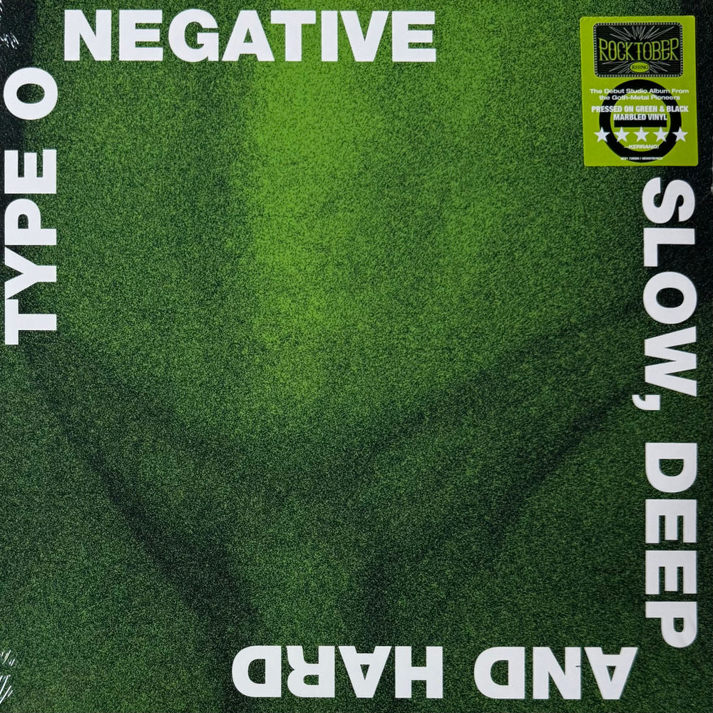 Виниловая пластинка Type O Negative ‎– Slow, Deep And Hard 2LP Green