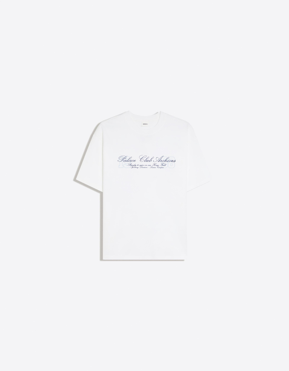 Мужская футболка relaxed fit с коротким рукавом и принтом, арт. 4304/218 - BERSHKA