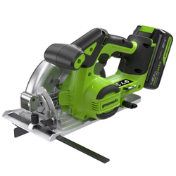 Дисковая пила Greenworks GD24CS165, 24V,б/щет,1х4Ач, ЗУ, 1501607CUB