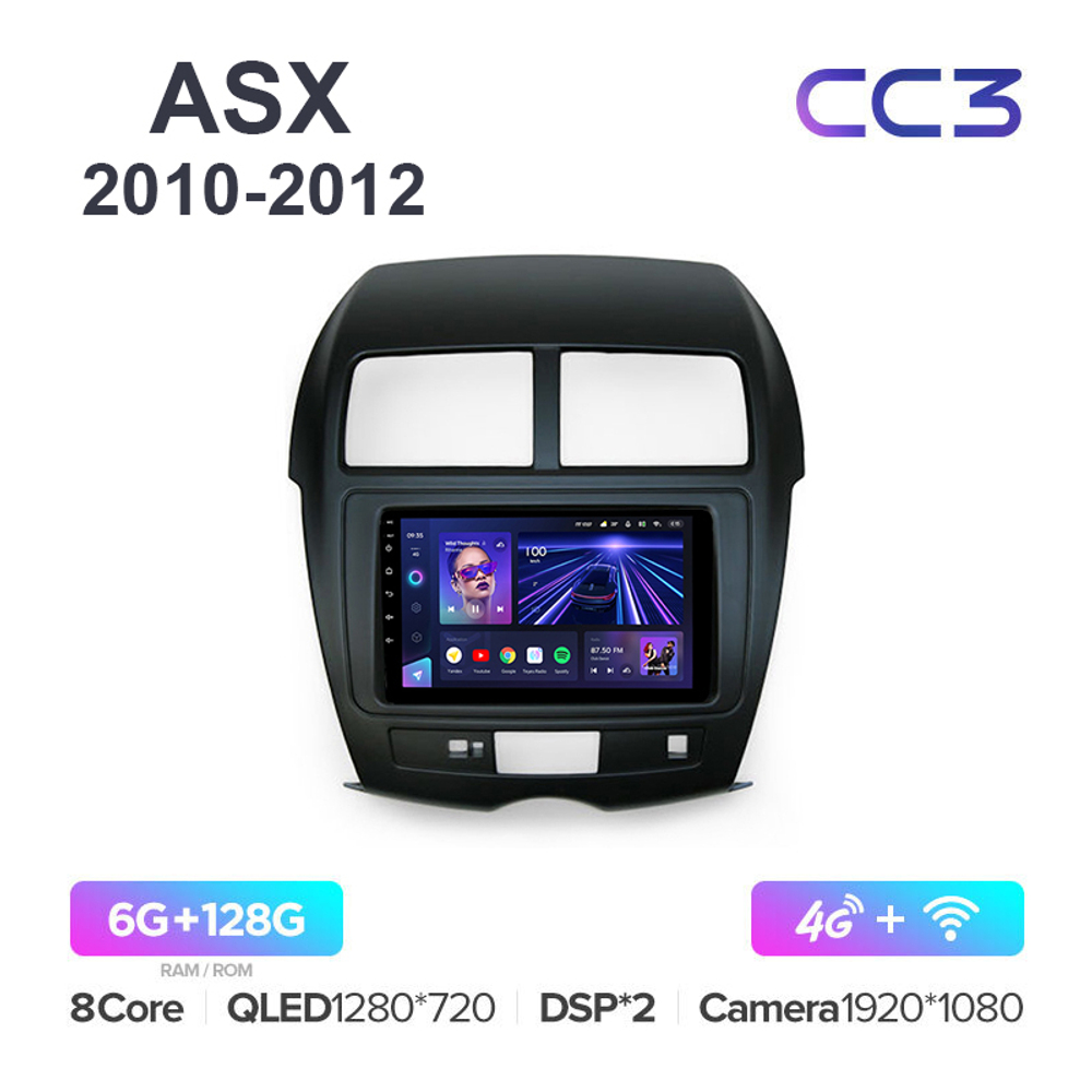 Teyes CC3 10,2" для Mitsubishi ASX 2010-2012