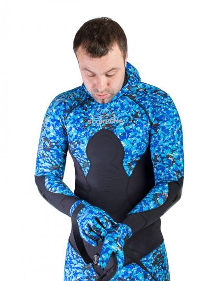 Гидрокостюм Scorpena C3 - 3 мм BLUE Camo