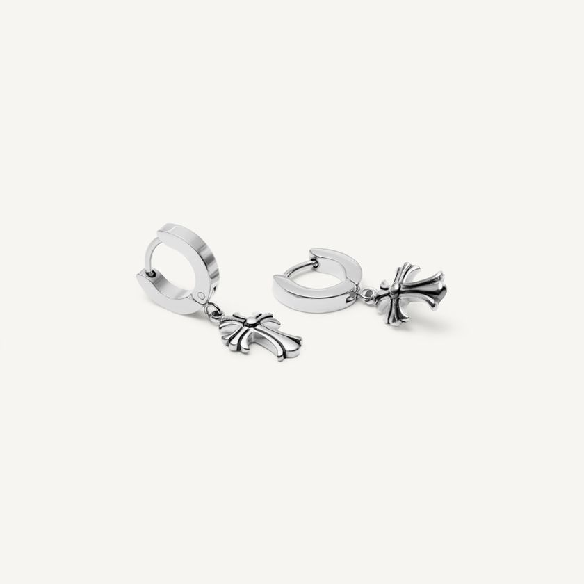 Серьги Винтажный Крест – Маленькие