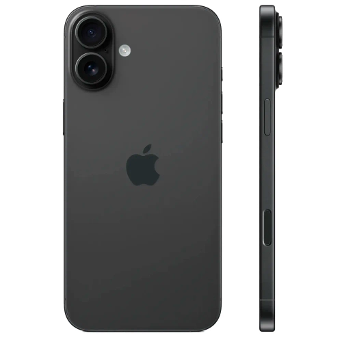 Смартфон Apple iPhone 16 Plus 512GB, Nano-SIM + eSIM, Black (Черный)