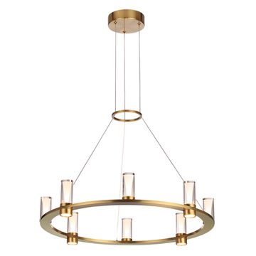Подвесная светодиодная люстра 45W 3000K 7144/55L античная бронза DEFANCE Odeon Light