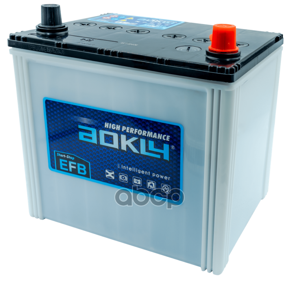 Аккумулятор AOKLY ASIA EFB 70 А/ч обратный R+ 230x172x221 D23 EN 700 А