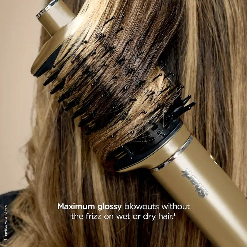 Набор для укладки и сушки волос 5 в 1 Shark Glam Ceramic & Air Styling and Drying System with FrizzFighter - Gold