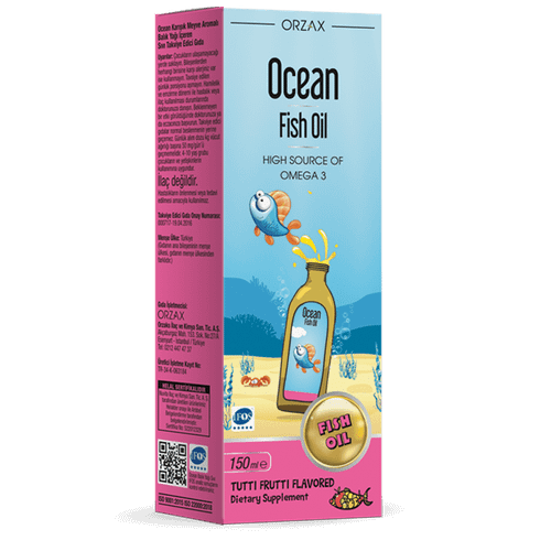 Orzax Ocean Fish Oil фрукт.микс 150 мл