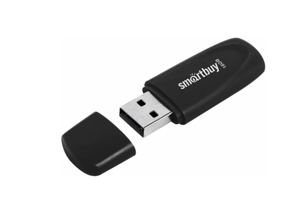 3.0/3.1 USB флеш накопитель Smartbuy 16GB Scout (SB016GB3SCK) черный