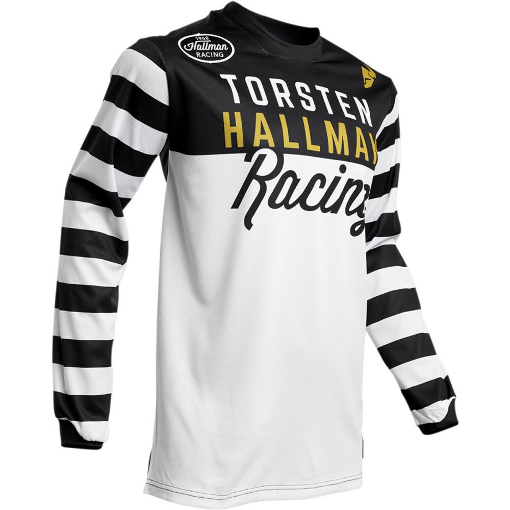 Hallman Ringer Jersey / Черно-белый