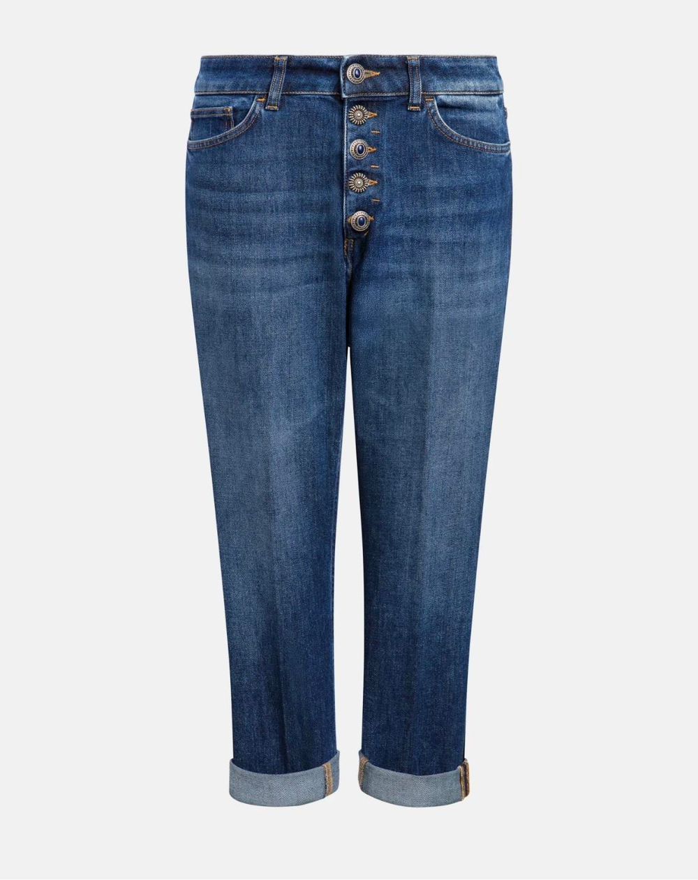 Джинсы DonDup 268 K07 голубые потертости