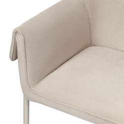 Стул Эллин, шенилл, серо-бежевый/бежевый