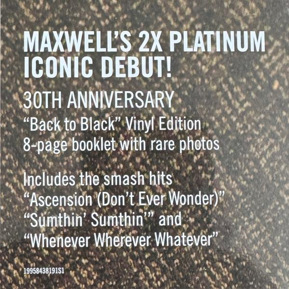 Maxwell - Maxwell's Urban Hang Suite - 30th Anniversary
