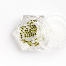 1123 Стразы стеклянные Olive Green SS4 (1,5 мм) 100 шт