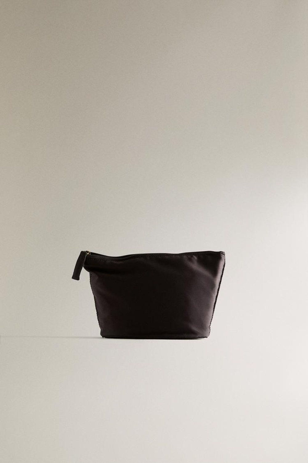 ZARA HOME САТИНОВАЯ КОСМЕТИЧКА, КОРИЧНЕВЫЙ