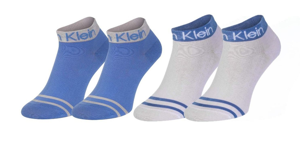 Теннисные носки Calvin Klein Quarter with Coolmax Fibers 2P - разноцветный