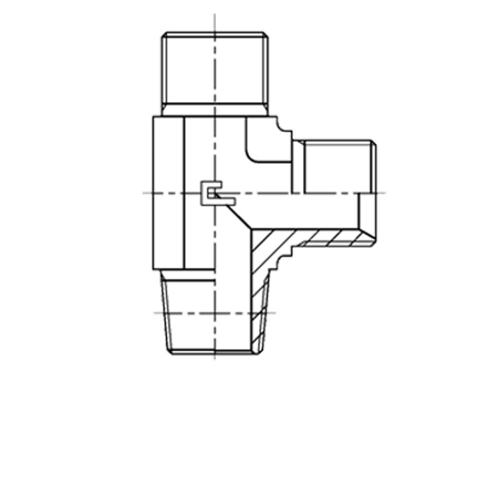 Штуцер FLC BSP 1 - BSPT 1