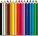 Карандаши пластиковые цветные трёхгранные 24цв. Maped Color'Peps Strong