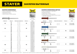 STAYER Pro-FIX, 3.2 х 10 мм, 50 шт, алюминиевые заклепки, Professional (3120-32-10)
