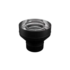Старт для дымохода сэндвич Ferrum DN115*200 0,8/430 черная эмаль 37203