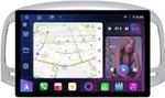 Магнитола для Hyundai Verna 2006-2010 (рамка серебро) - FarCar BX877 монитор 13" 2K QLED на Android 13, Быстрая, CarPlay, 4G SIM-слот