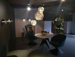 Pendant design lamp  Curve Ball by Tom Dixon (Silver)