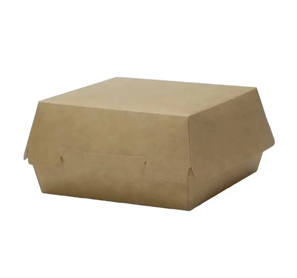 Коробка для гамбургера Saami 120х120х70 мм Double kraft