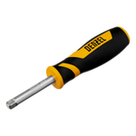 Набор инструментов, 1/2", 1/4", CrV, S2, пластиковый кейс, 122 предмета Denzel