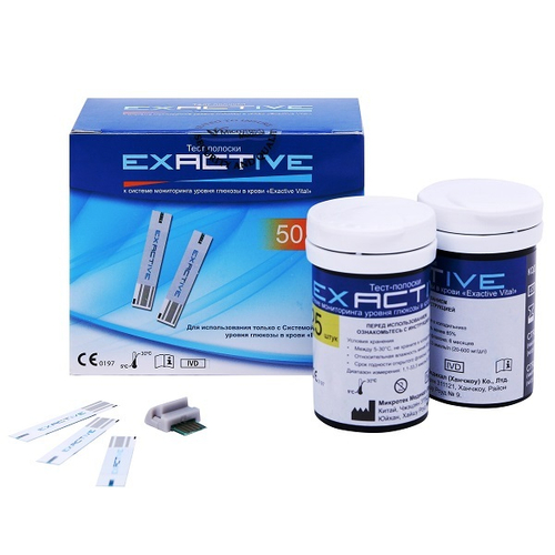 Тест-полоски Exactive Vital №50