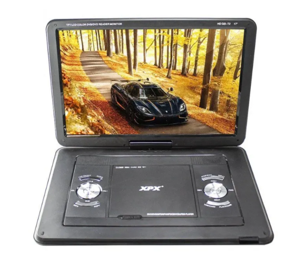 Портативные DVD 17" XPX EA-1767L (USB, SD) + DVB-T2