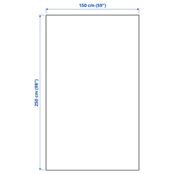IKEA JAKOBSLILJA  (ИКЕА ЙАКОБСЛИЛЙА)  -  Покрывало - кремовый/антрацитовый 150x250 см