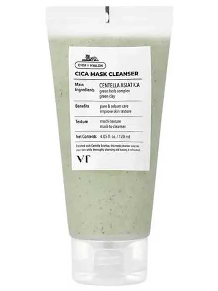 VT Cosmetics Очищающая маска-пенка с центеллой и ретинолом Cica Mask Cleanser 120 мл