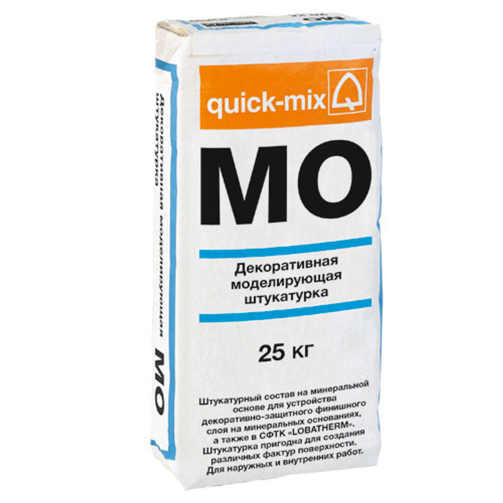 MO Декоративная моделирующая штукатурка QUICK-MIX, мешок 25 кг.