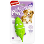 75454 Игрушка для маленьких собак Крокодильчик с пищалкой 10см, серия SUPPA PUPPA, Gigwi