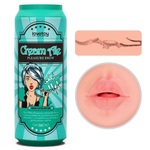 Телесный мастурбатор-ротик Pleasure Brew Masturbator-Cream Ale в банке (Цвет: телесный)
