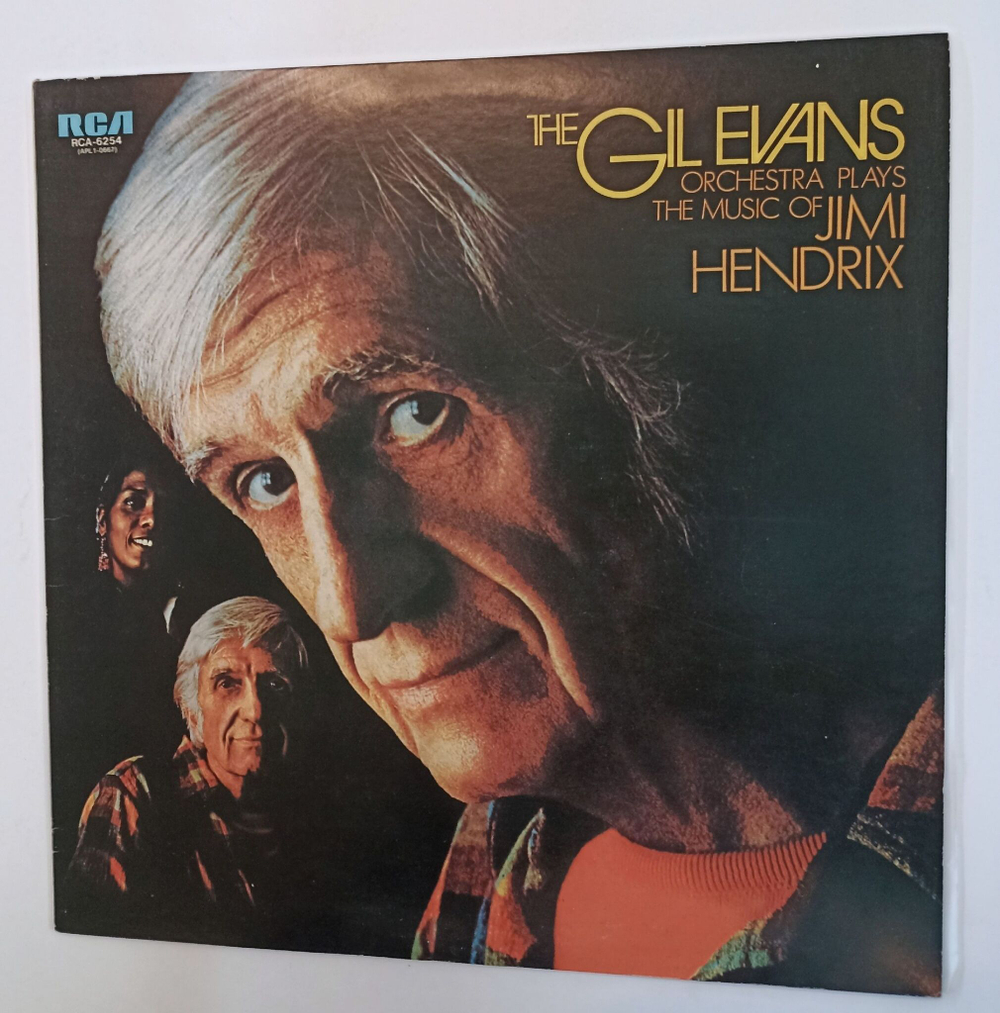 Винтажная виниловая пластинка LP Gil Evans And His Orchestra Plays The Music Of Jimi Hendrix (Japan 1975 Promo)