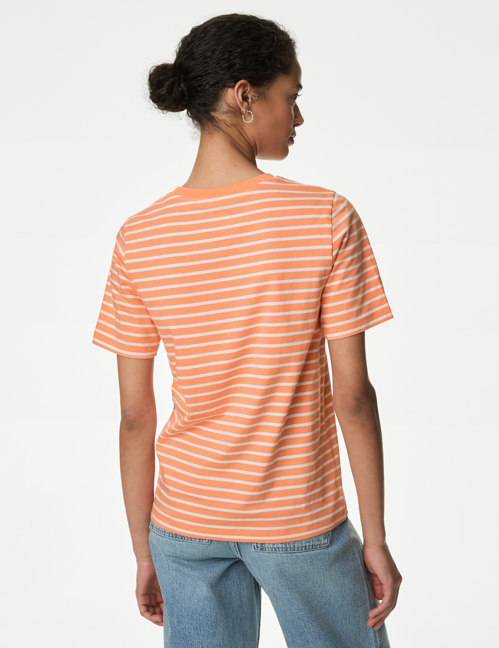 Футболка с коротким рукавом из чистого хлопка T41007391 - Marks & Spencer