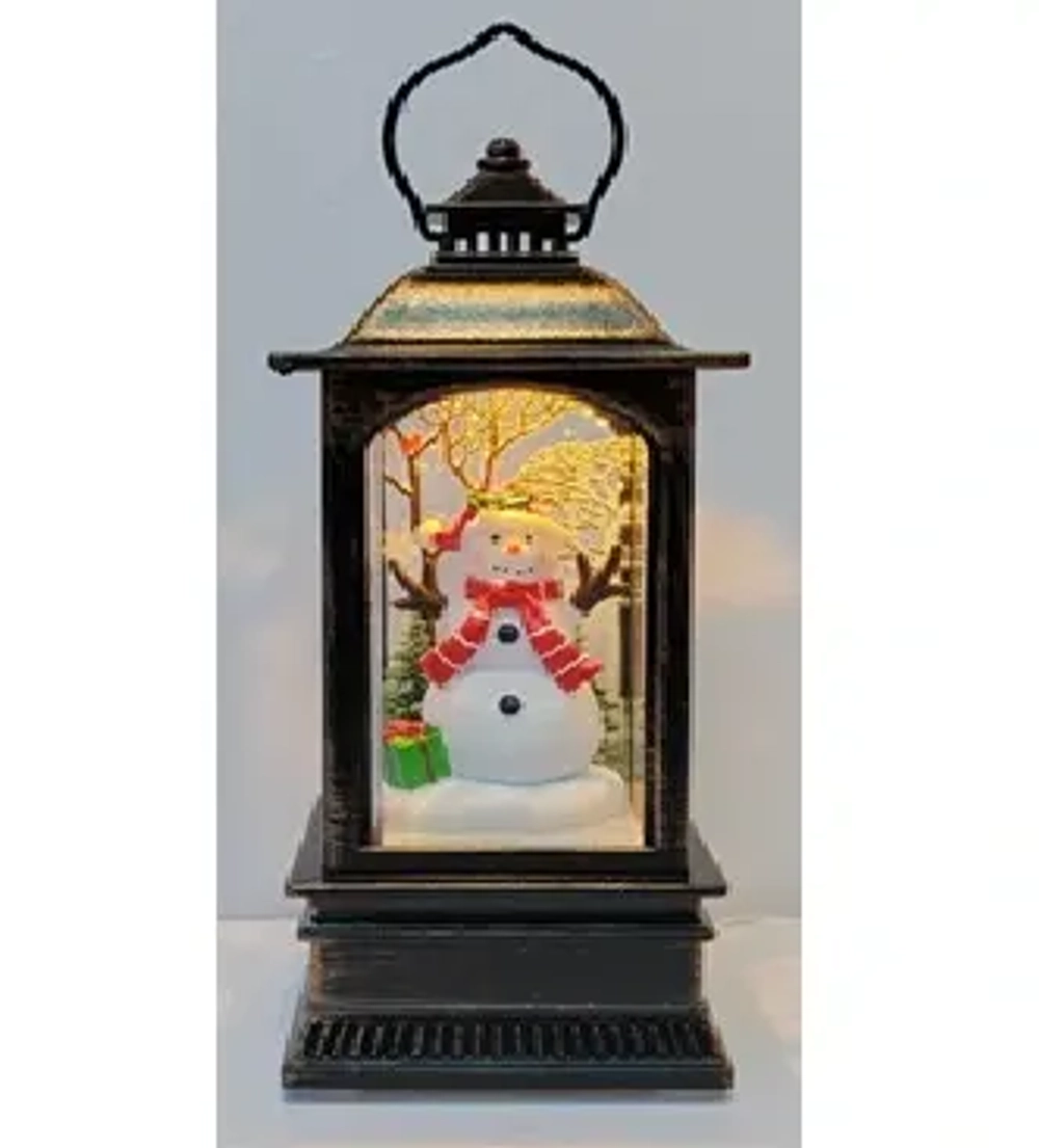 Сувенир с подсветкой Christmas «Снеговичок» 12,5*5,5*5 (3хAG13)