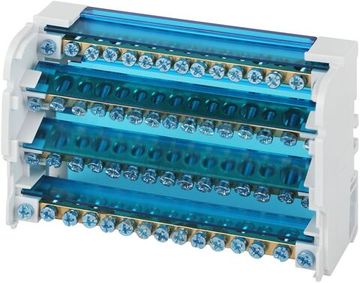Кросс модуль 4x15 ЭРА на DIN-рейку в корпусе ШНК 4х15 3L+PEN NO-224-17
